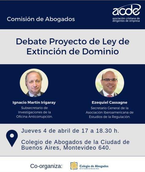 Debate Proyecto de Ley de Extincin de Dominio - CACBA - ACDE